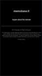 Mobile Screenshot of memobase.it